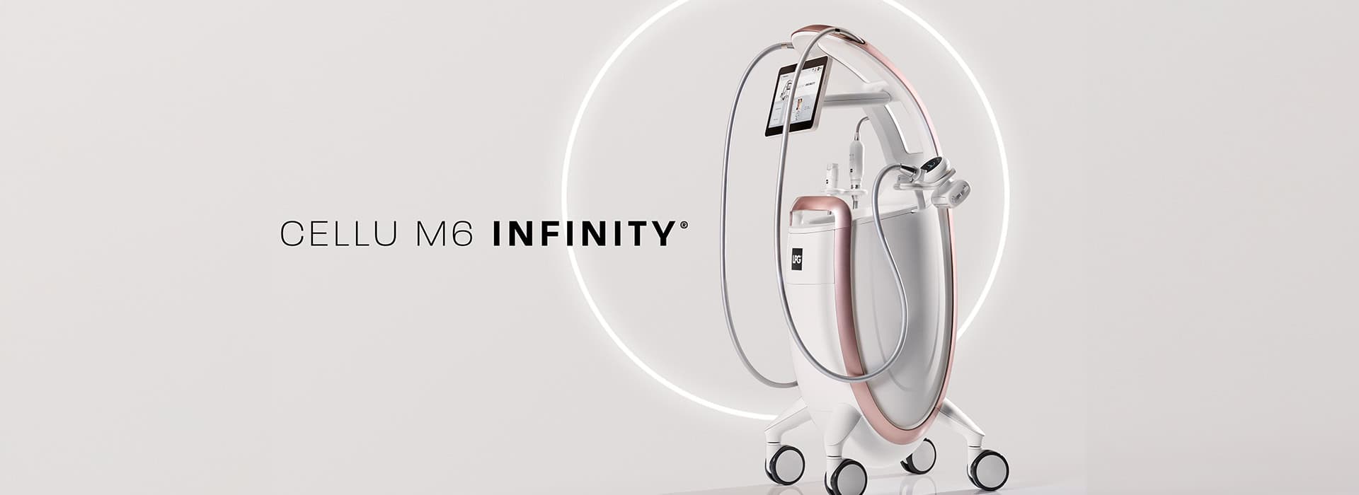 Aparato CELLU M6 INFINITY para tratamientos de estética en Aloha Day Spa.