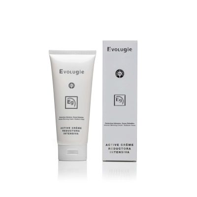 Crema reductora intensiva Evolugie en envase y caja blanca.