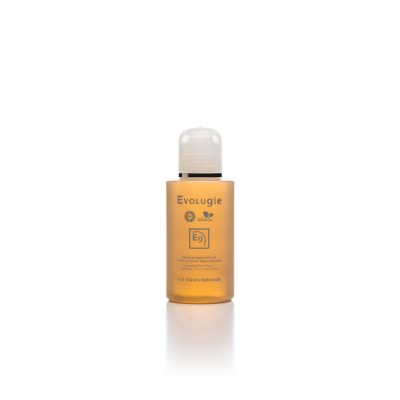 Botella de Bio Equilibrador de 150ml de Aloha Day Spa en envase naranja.