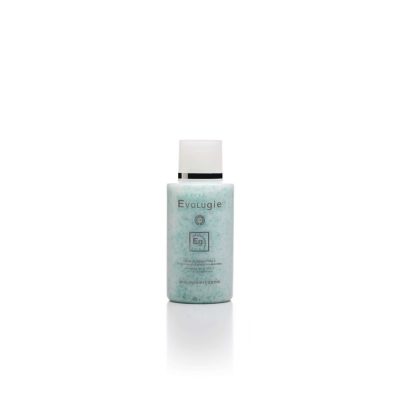 Bio purificador de aire en envase blanco y azul de Evolugie en Aloha Day Spa.