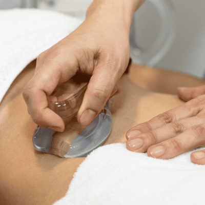 Tratamiento de radiofrecuencia corporal en Aloha Day Spa.